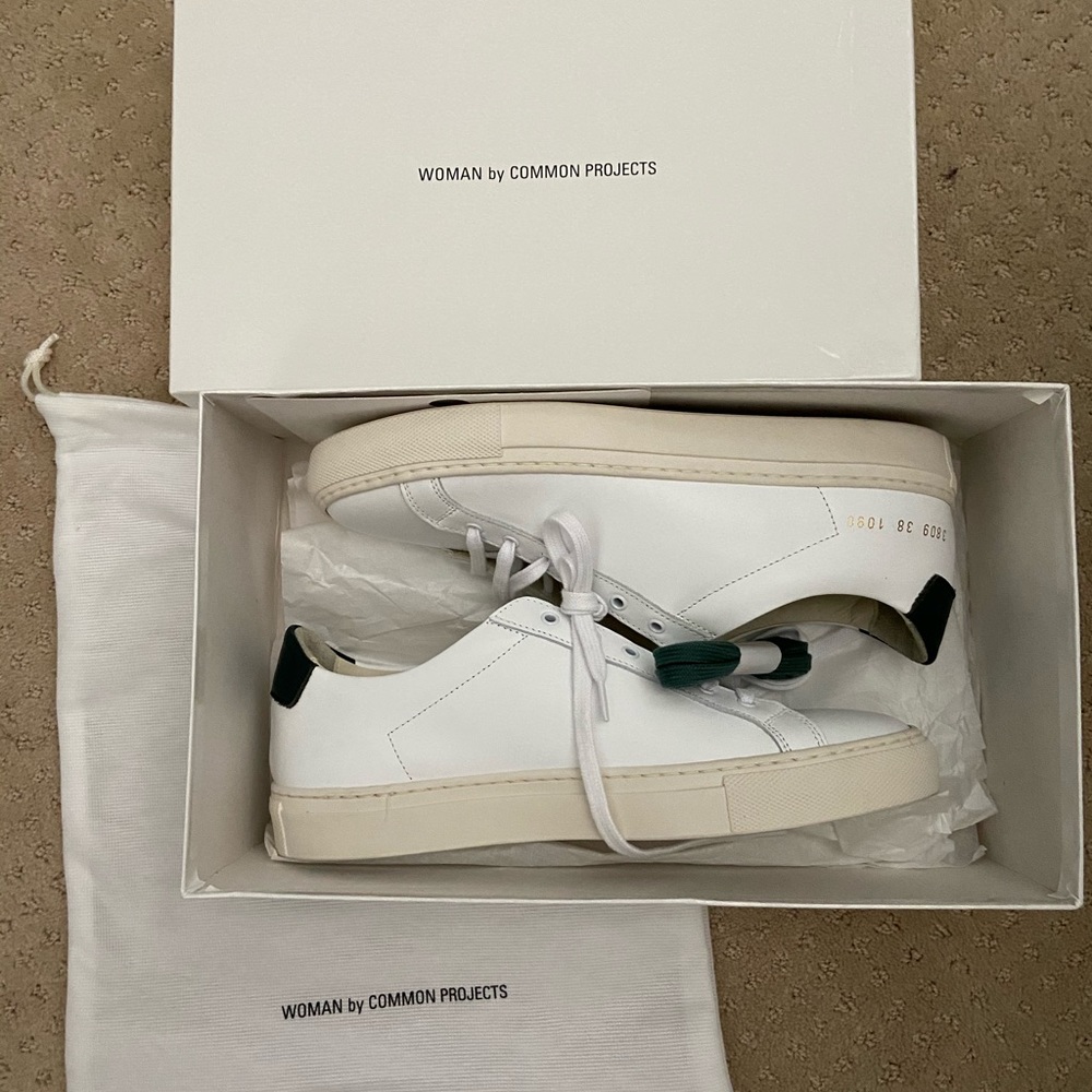 SOLD Common project achilles white sneakers